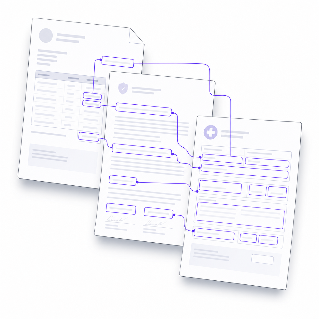 Document extraction illustration